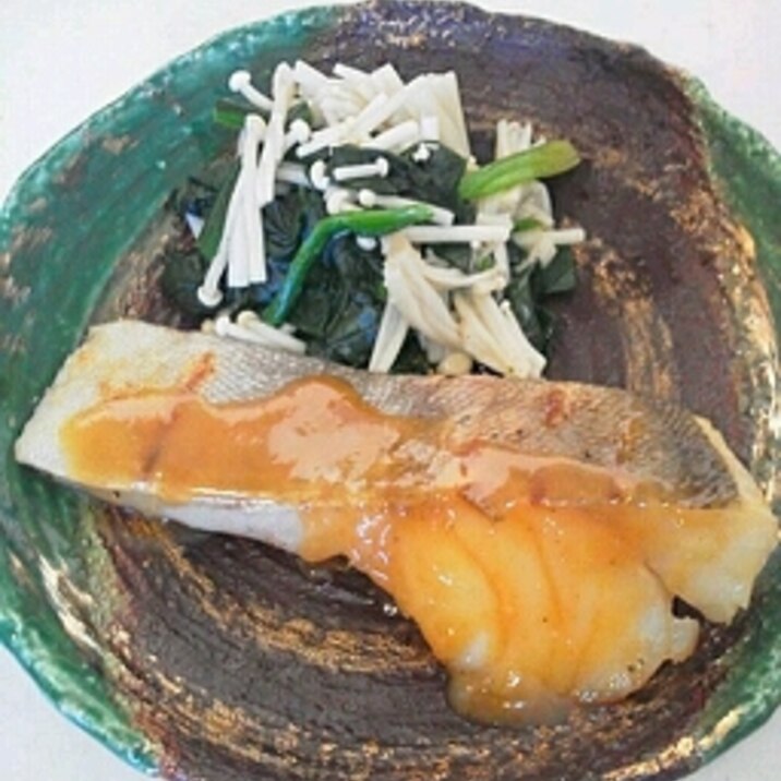 鱈の蒸し焼き～味噌ソース～